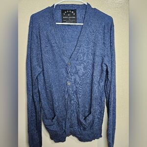 Marc Jacobs 100% Cashmere Navy Cardigan Sweater –  Women Size M